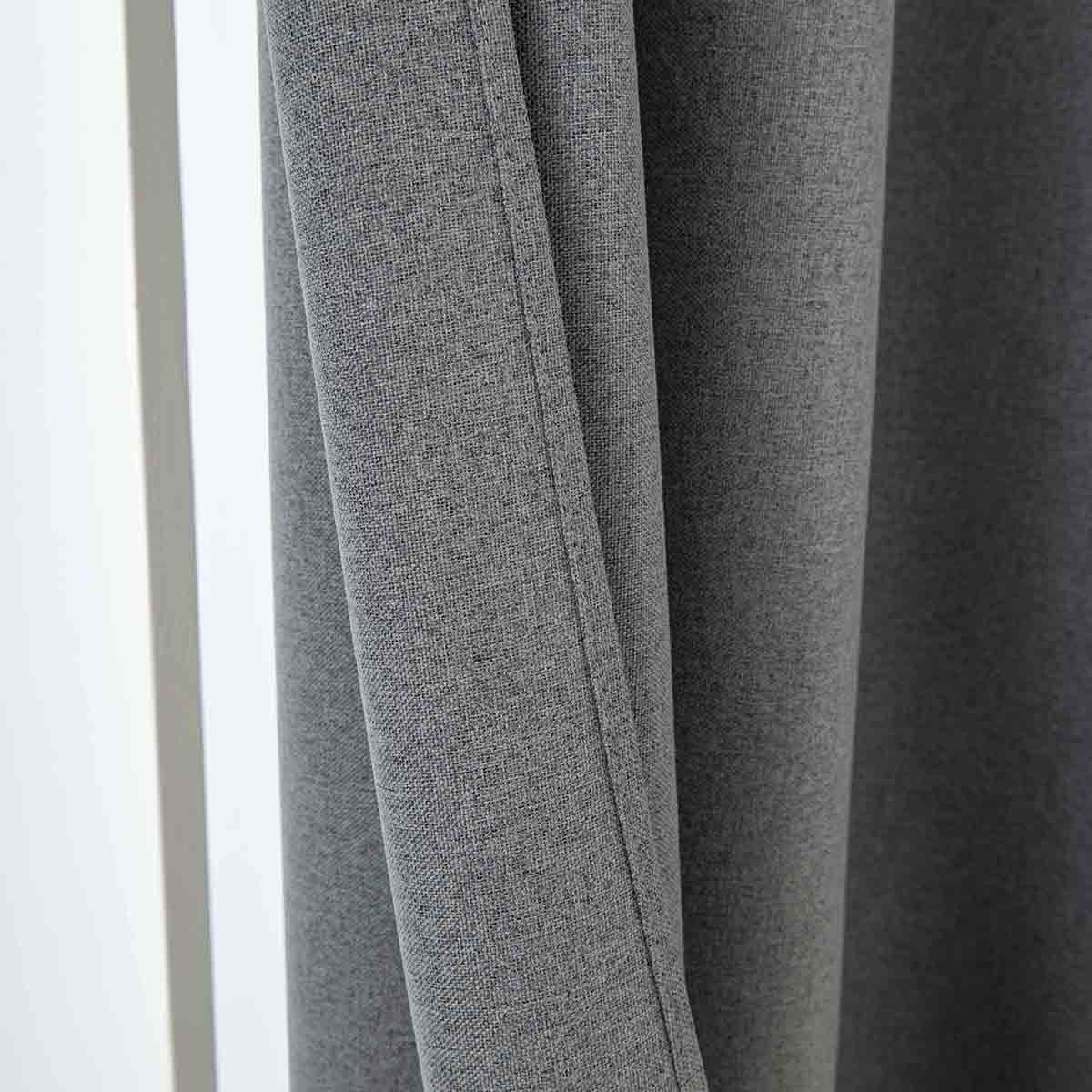 8446-a7 Beauty Home Ύφασμα κουρτίνας με το μέτρο Full Blackout σκίασης Total Art 8446 Φ280 Ανθρακίτης