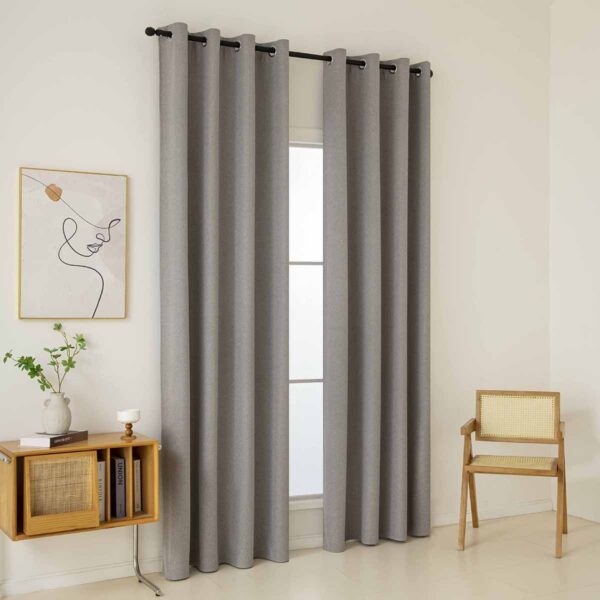 8446-am2 Beauty Home Κουρτίνα Full Blackout σκίασης με 8 κρίκους Total Art 8446 140x270 Αμέθυστος