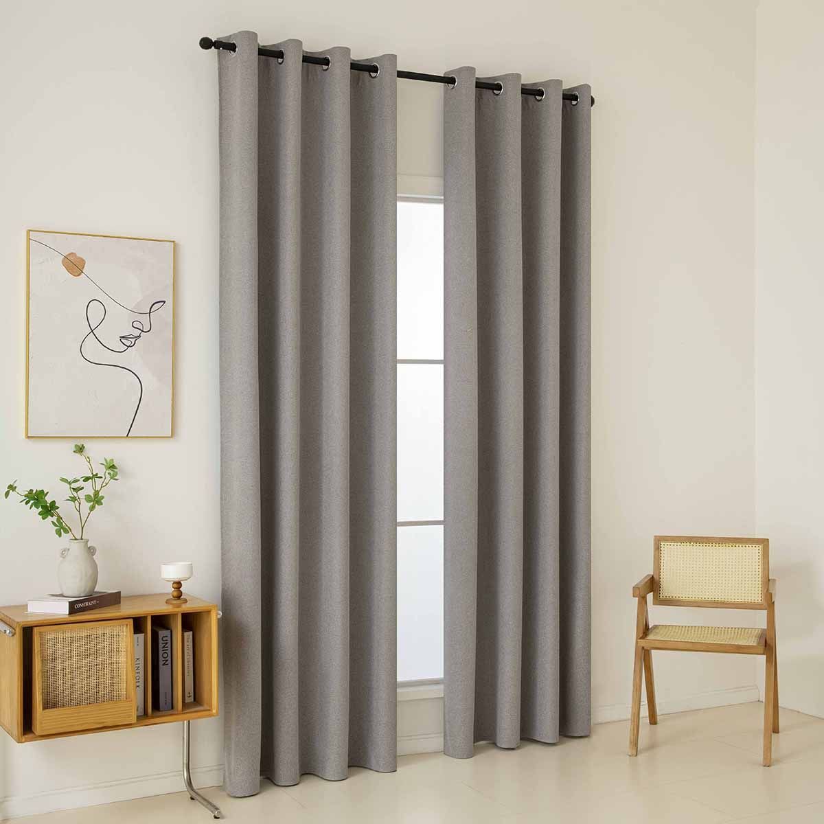 8446-am2 Beauty Home Κουρτίνα Full Blackout σκίασης με 8 κρίκους Total Art 8446 140x270 Αμέθυστος