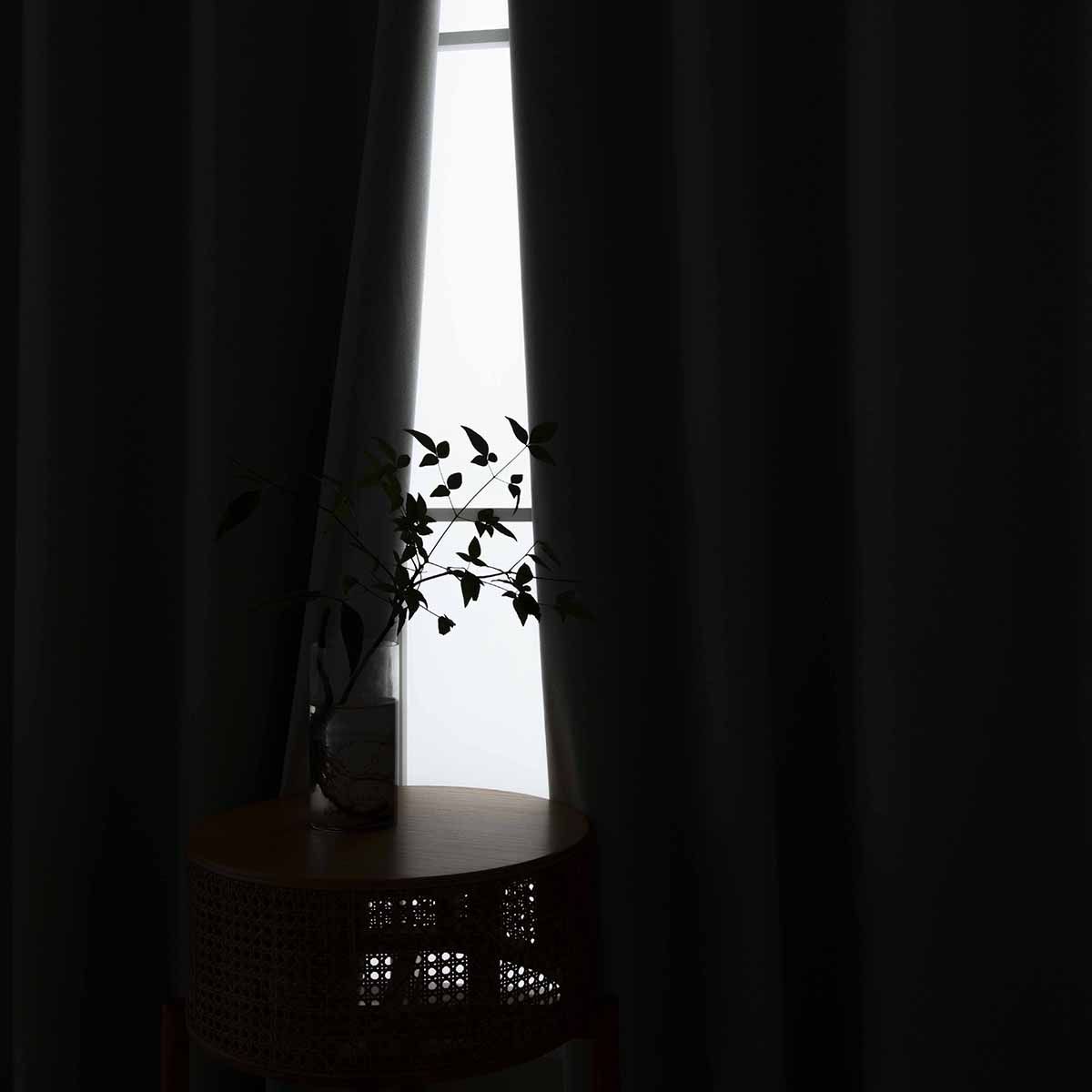 8446-n6 Beauty Home Κουρτίνα Full Blackout σκίασης με 8 κρίκους Total Art 8446 140x270 Εκρού