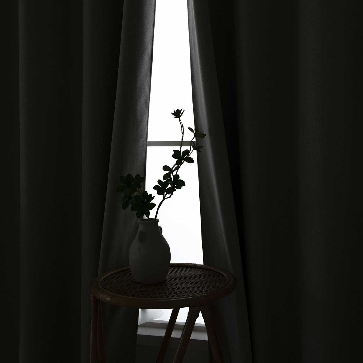 8446-s9 Beauty Home Κουρτίνα Full Blackout σκίασης με 8 κρίκους Total Art 8446 140x270 Άμμου