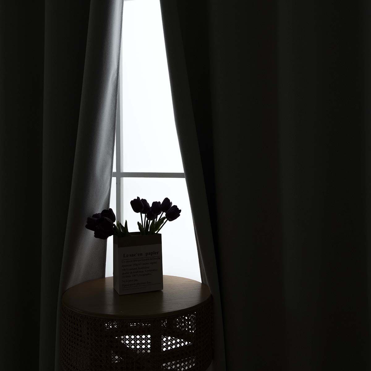 Beauty Home Κουρτίνα Full Blackout σκίασης με 8 κρίκους Total Art 8446 140x270 Ασημί