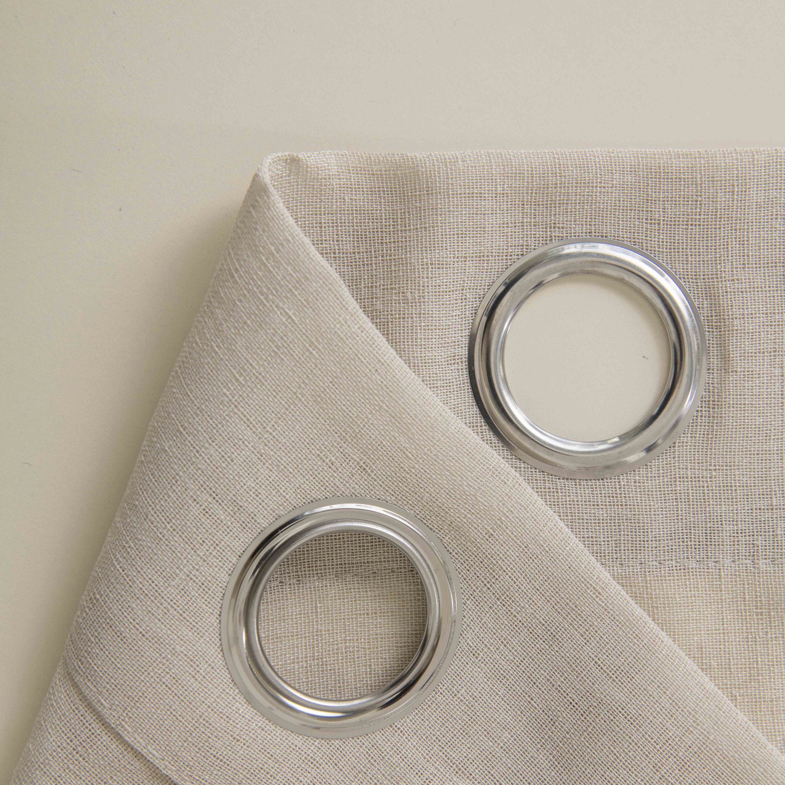 8447-s12-scaled Beauty Home Κουρτίνα γάζα μονόχρωμη με 8 μεταλλικούς κρίκους Fit Art 8447 140x270 Μπεζ