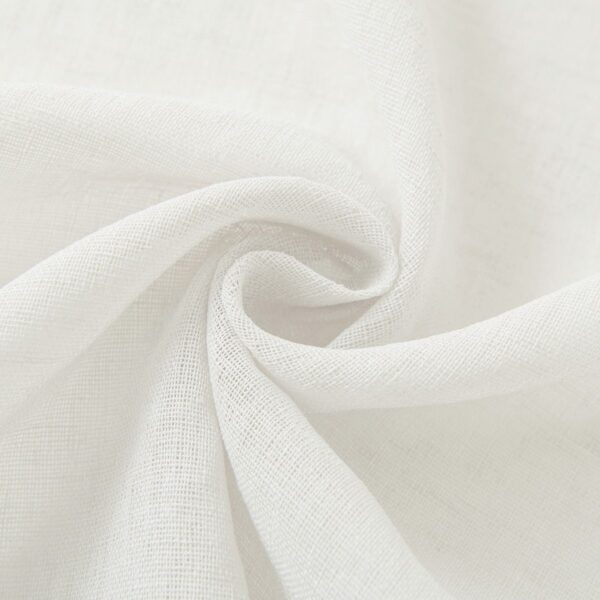 8447_ecru_13 Beauty Home Κουρτίνα γάζα μονόχρωμη με 8 μεταλλικούς κρίκους Fit Art 8447 140x270 Εκρού