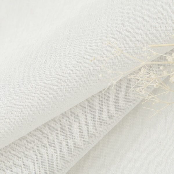 8447_ecru_14 Beauty Home Κουρτίνα γάζα μονόχρωμη με 8 μεταλλικούς κρίκους Fit Art 8447 140x270 Εκρού