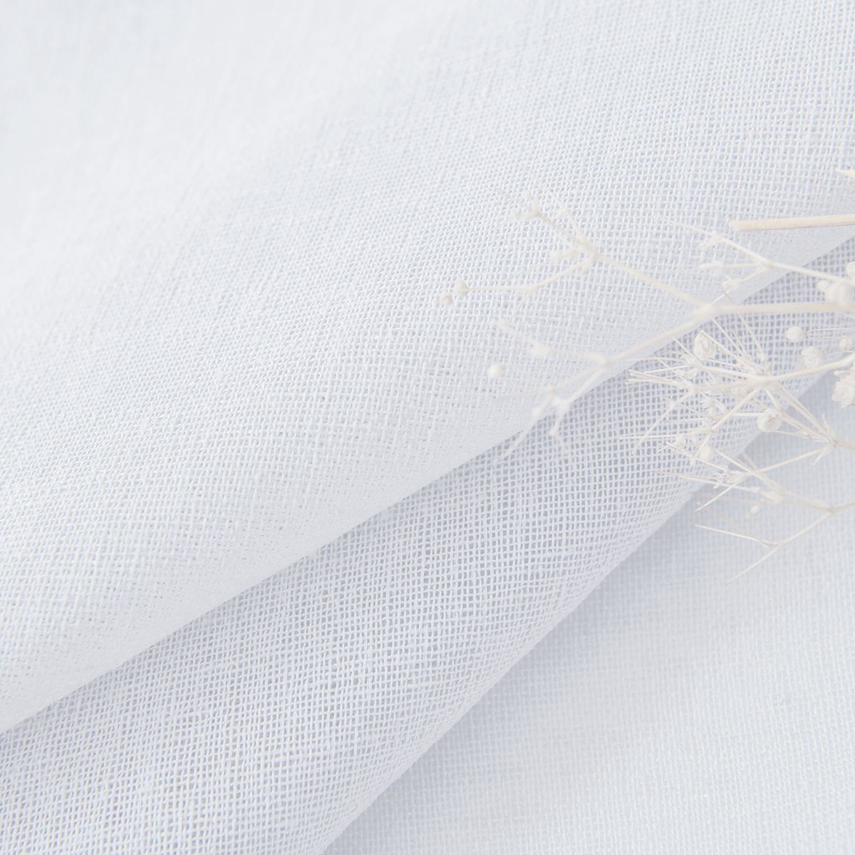 8447_white_14 Beauty Home Κουρτίνα γάζα μονόχρωμη με 8 μεταλλικούς κρίκους Fit Art 8447 140x270 Λευκό