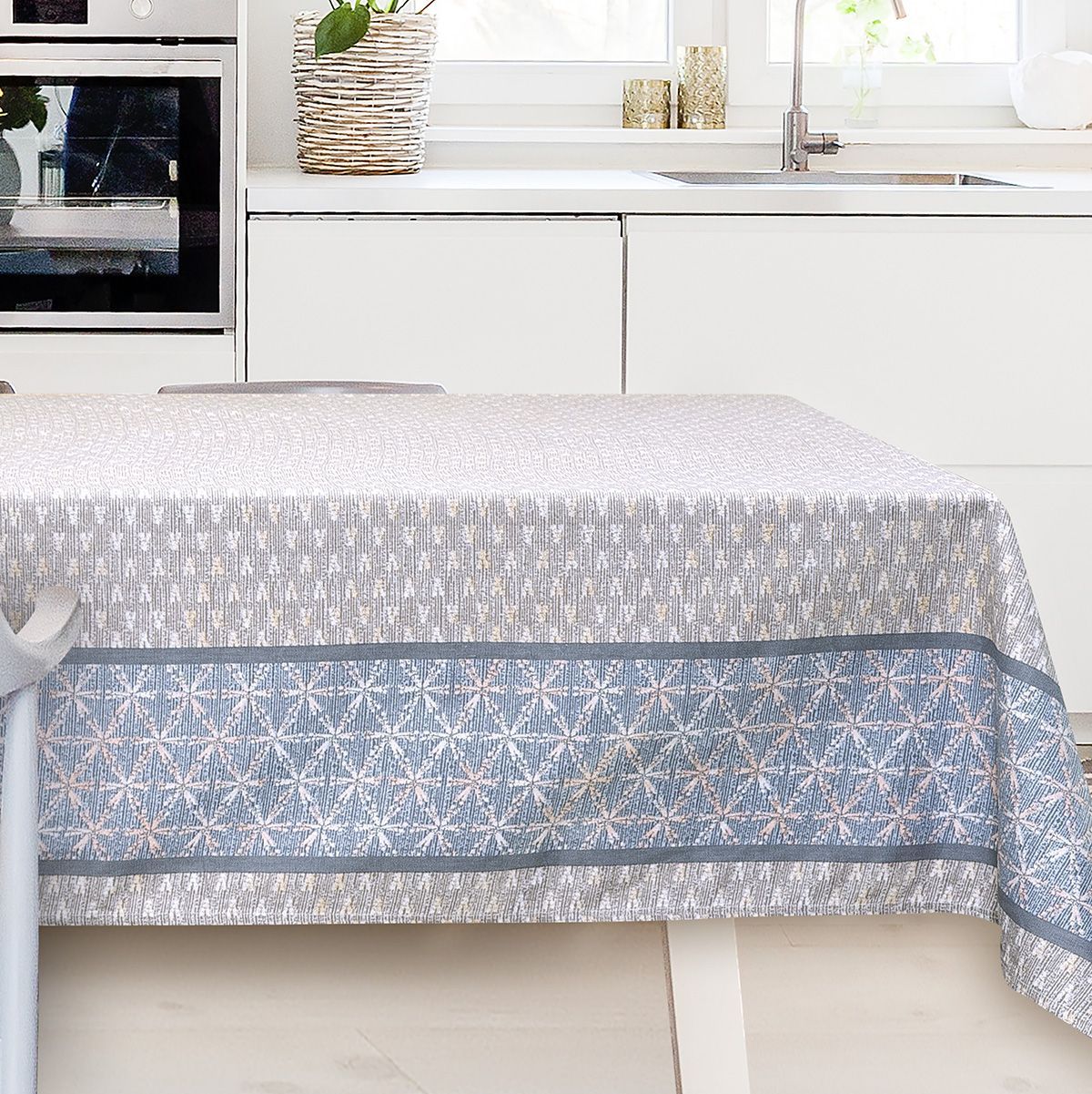 Beauty Home Τραπεζομάντηλο Mint Art 8487 Εμπριμέ