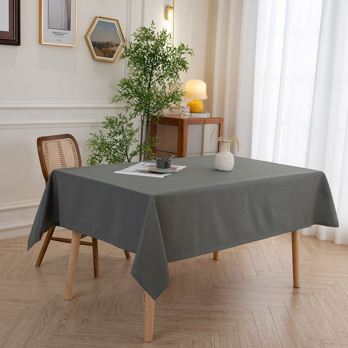 Beauty Home Τραπεζομάντηλο Supreme Art 8492 Ανθρακί