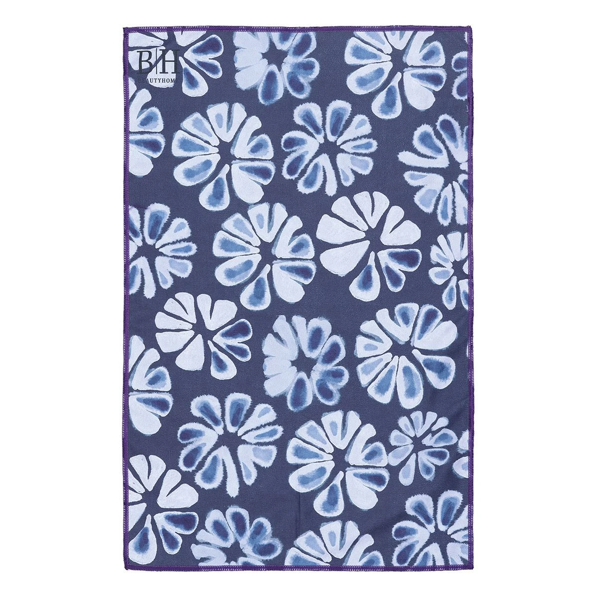 8650 Beauty Home Πετσέτα κουζίνας διπλής όψης Microfiber Art 8650 40x60 Μπλε