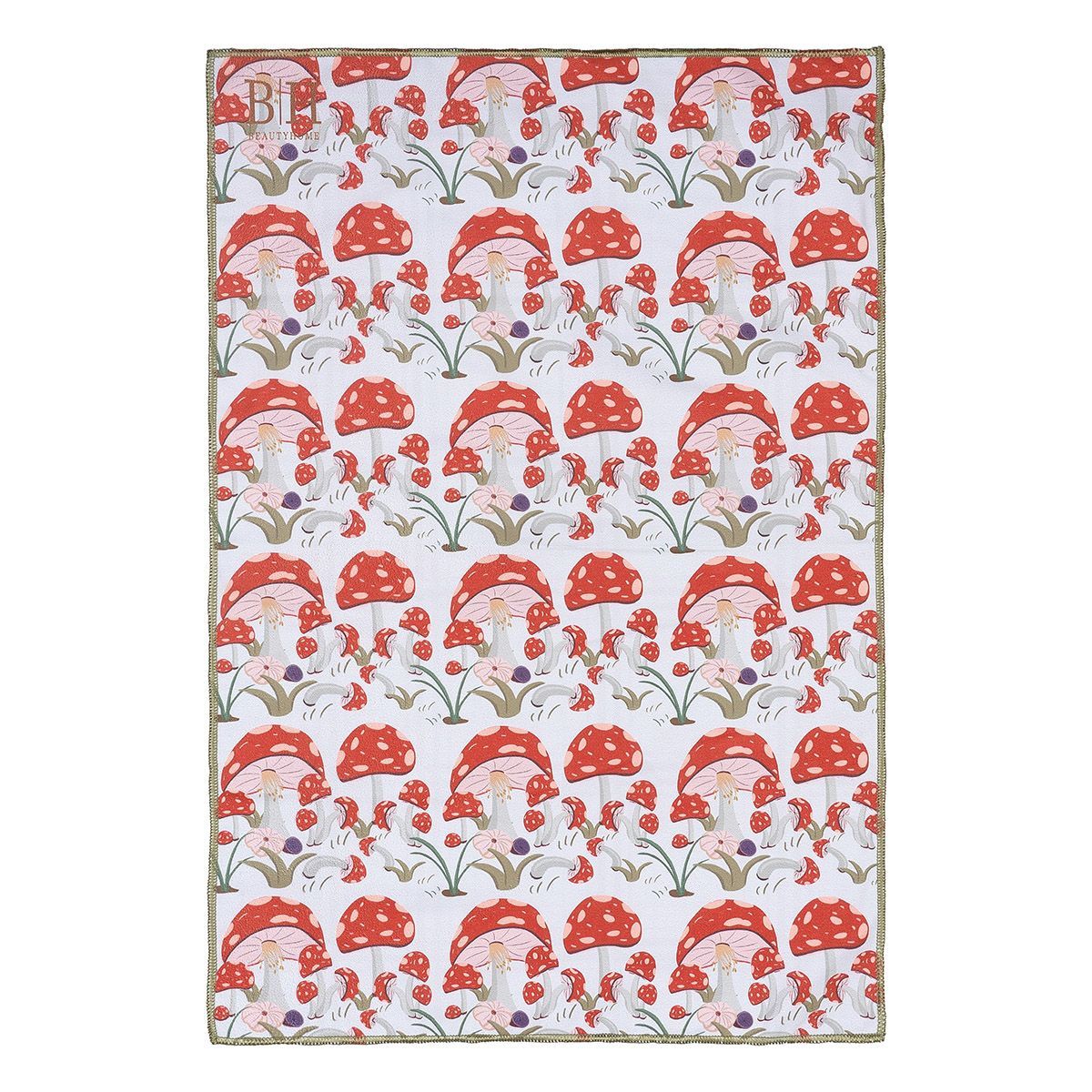 Beauty Home Πετσέτα κουζίνας διπλής όψης Microfiber Art 8653 40x60 Κόκκινο