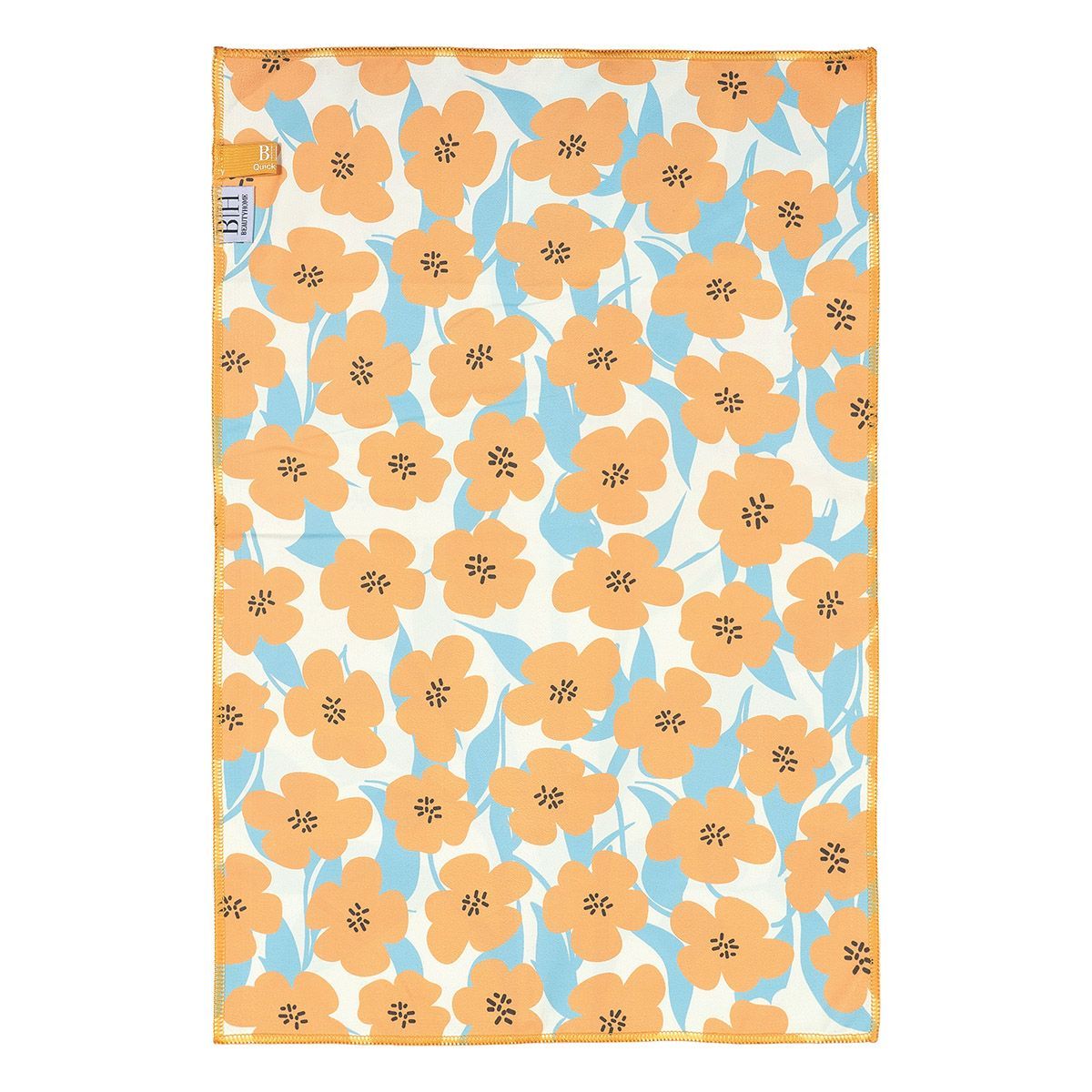 8658_b Beauty Home Πετσέτα κουζίνας διπλής όψης Microfiber Art 8658 40x60 Μπλε,Κίτρινο