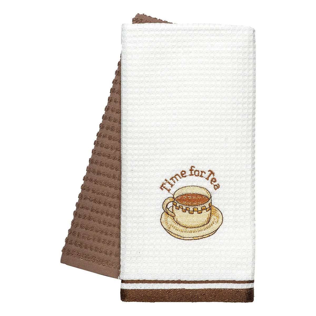 8803 Beauty Home Ποτηρόπανα σετ 2τμχ Tea Art 8803 40x60 Μόκα