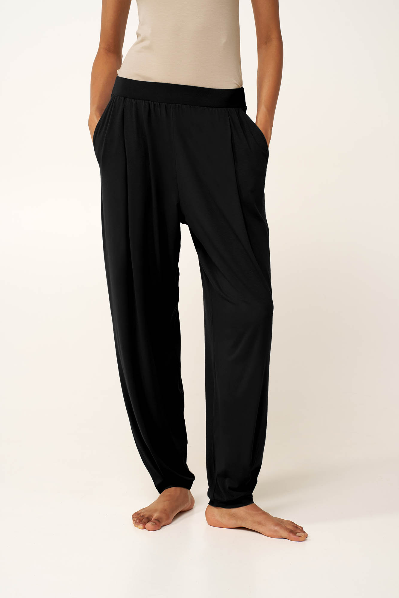 Γυναικείο Παντελόνι Viscose με Μανσέτες