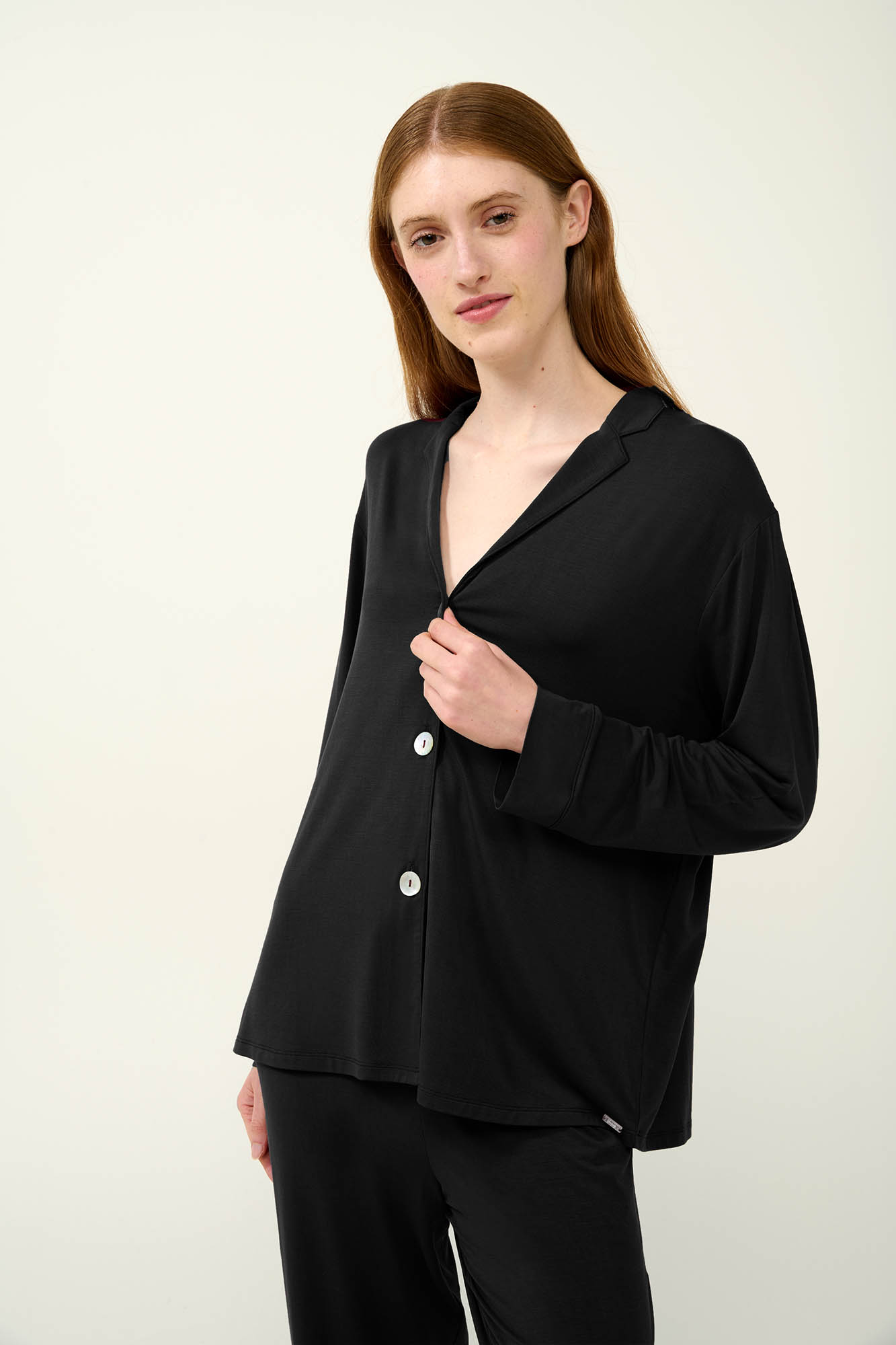 8_0152798522 Κουμπωτή Γυναικεία Πυτζάμα Micromodal