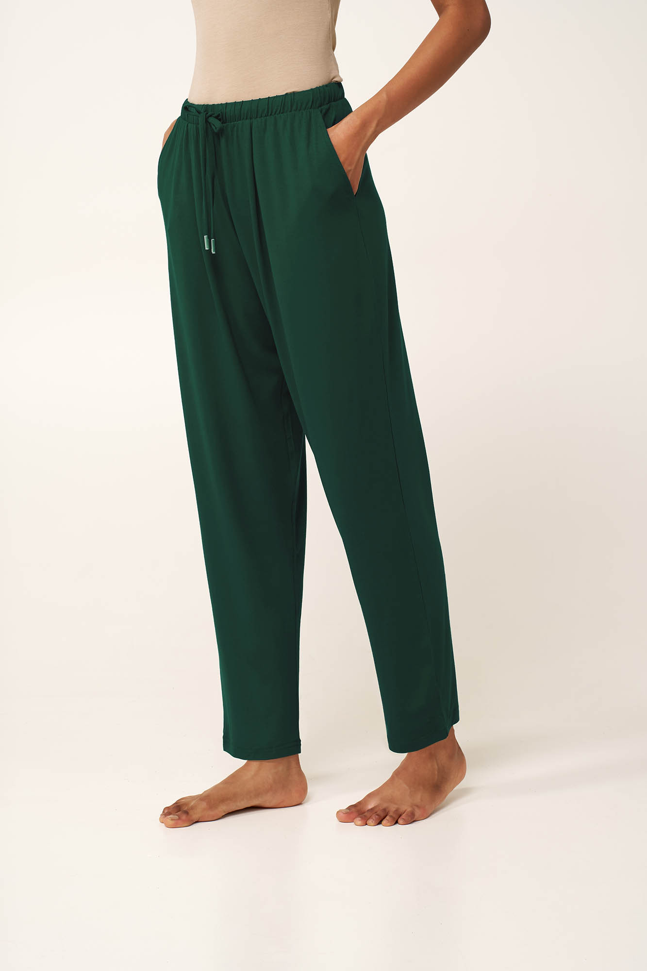 Γυναικείο Tapered Viscose Παντελόνι