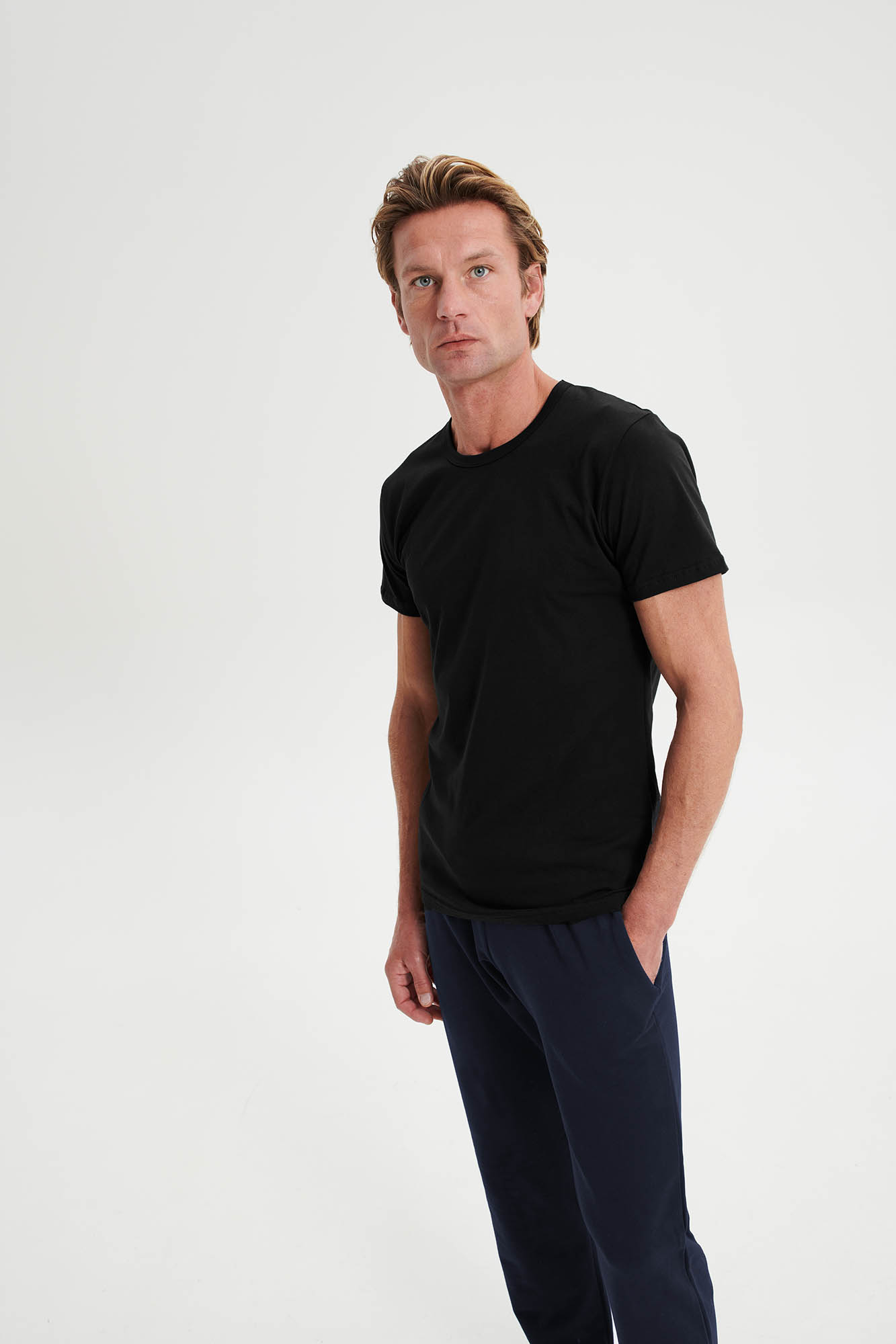 8_0722850408 Μονόχρωμο Παντελόνι Φούτερ