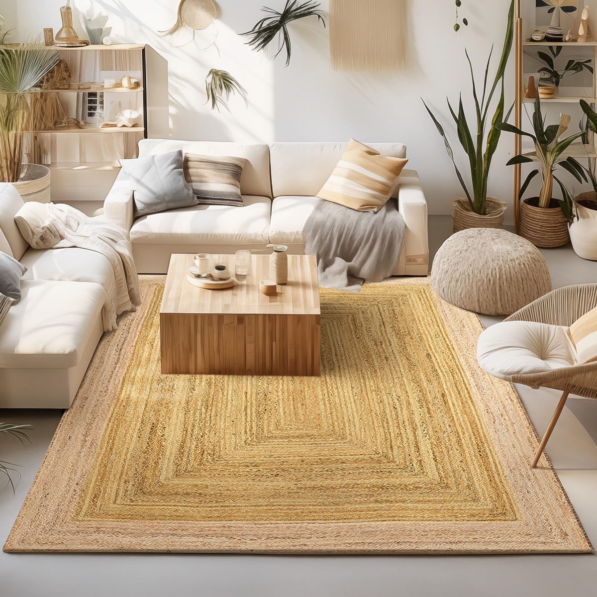 Beauty Home Πατάκι Tropic Art 9139 65x150 Μπεζ,Κίτρινο