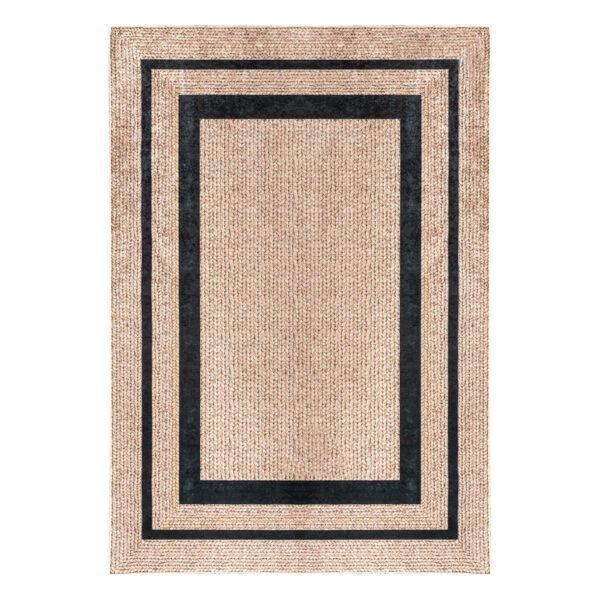 Beauty Home Πατάκι Sunny Art 9140 65x140 Μπεζ,Μαύρο