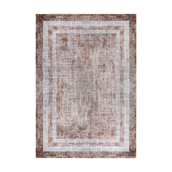 9157 Beauty Home Πατάκι Breeze Art 9157 65x140 Μπεζ,Λευκό