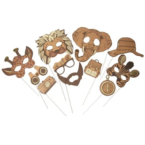 92028144-a873-4634-bb0d-e3c2a5a39147 Beauty Home Κιτ Φωτογραφικού Θαλάμου με θέμα “Safari” 11 Τεμάχια