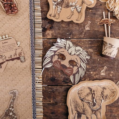 Beauty Home Κιτ Φωτογραφικού Θαλάμου με θέμα “Safari” 11 Τεμάχια
