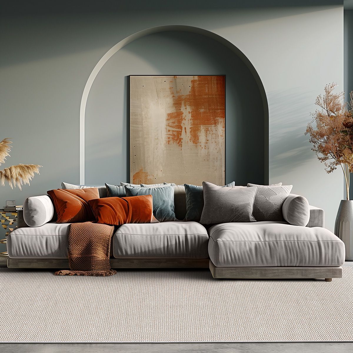 Beauty Home Πατάκι Rustic Art 9334 67x140 Λευκό,Μπεζ