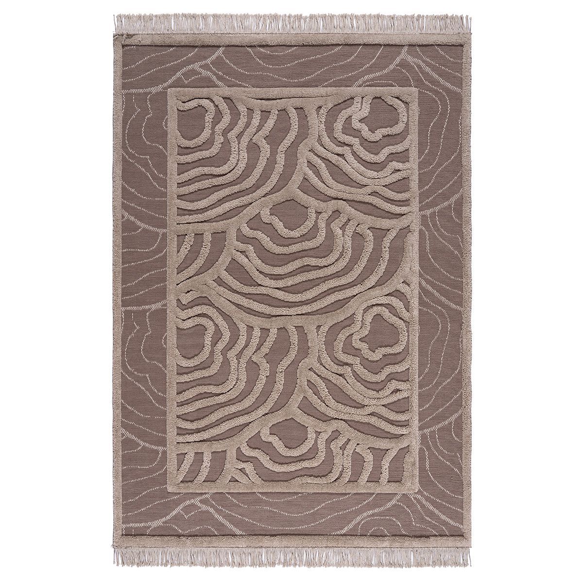 Beauty Home Χαλί Noir Art 9434 165x230 Beige Μπεζ