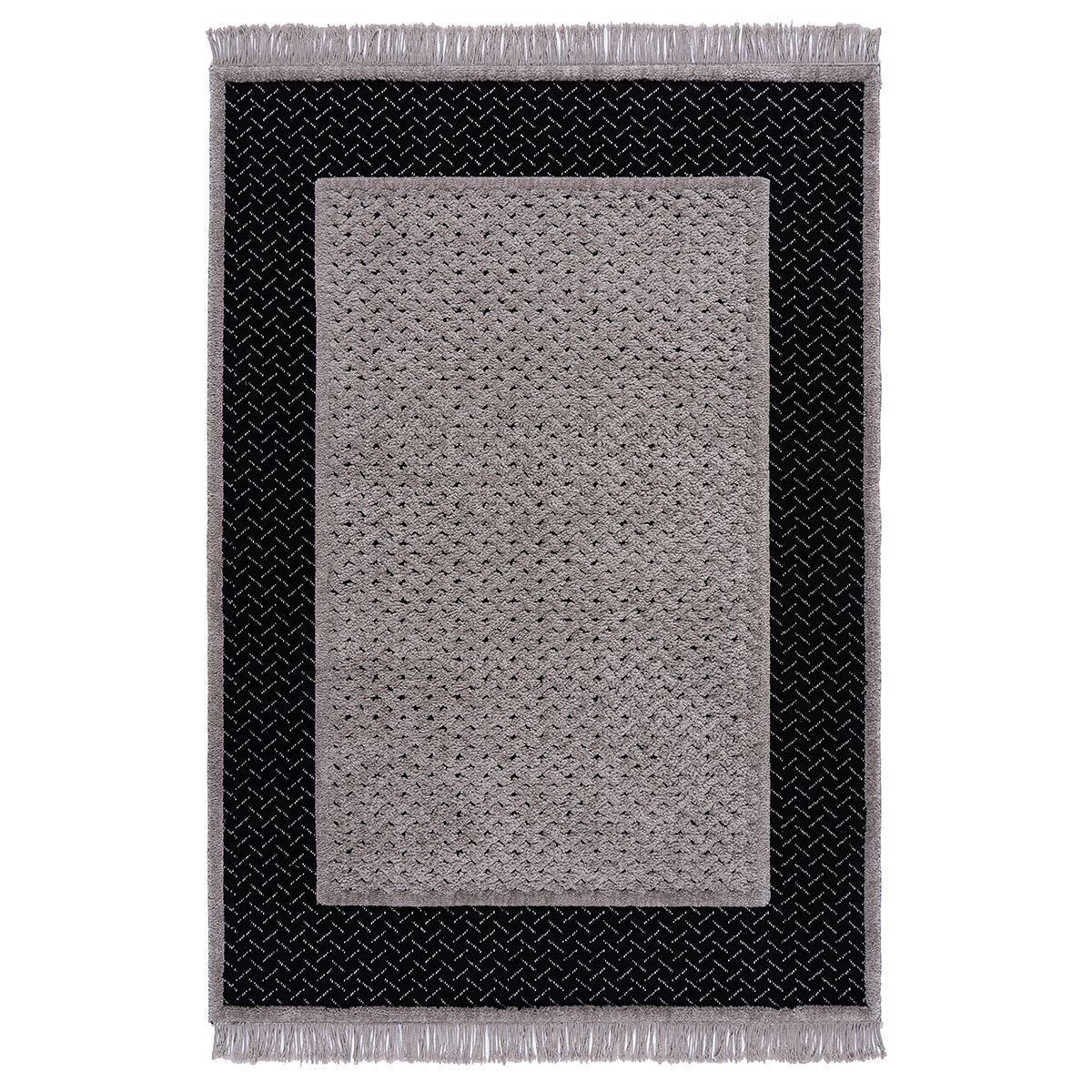 Beauty Home Χαλί Noir Art 9437 165x230 Black Μαύρο