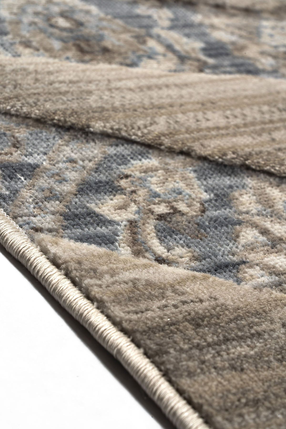 9626_zoom Beauty Home Πατάκι Bliss Art 9626 67x130 Μπεζ,Μόκα,Μπλε