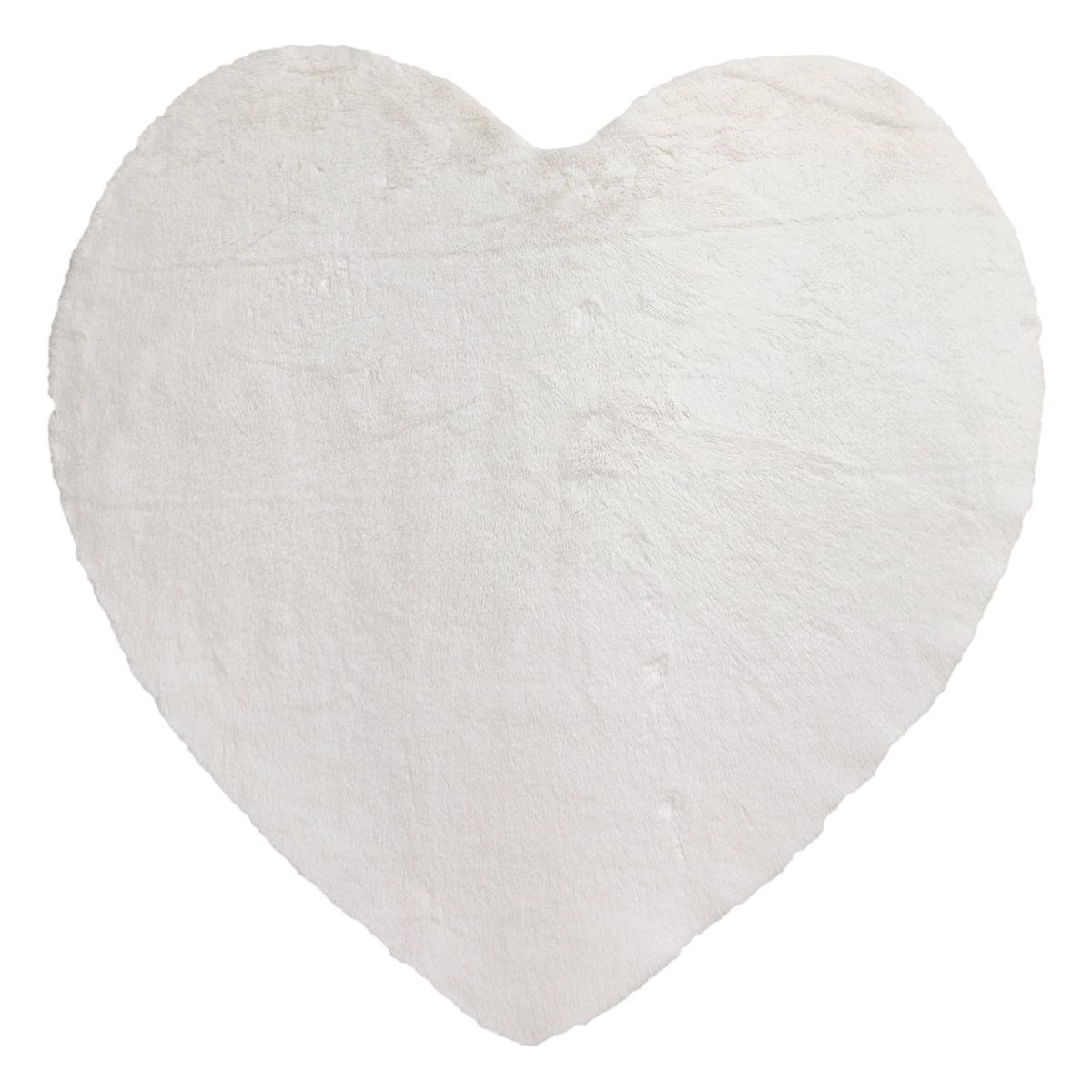 Beauty Home Πατάκι Rabbit Art 9640 Καρδιά 100x100 Λευκό