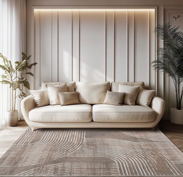 Beauty Home Χαλί Serena Art 9835 160x230 Μπεζ,Γκρι