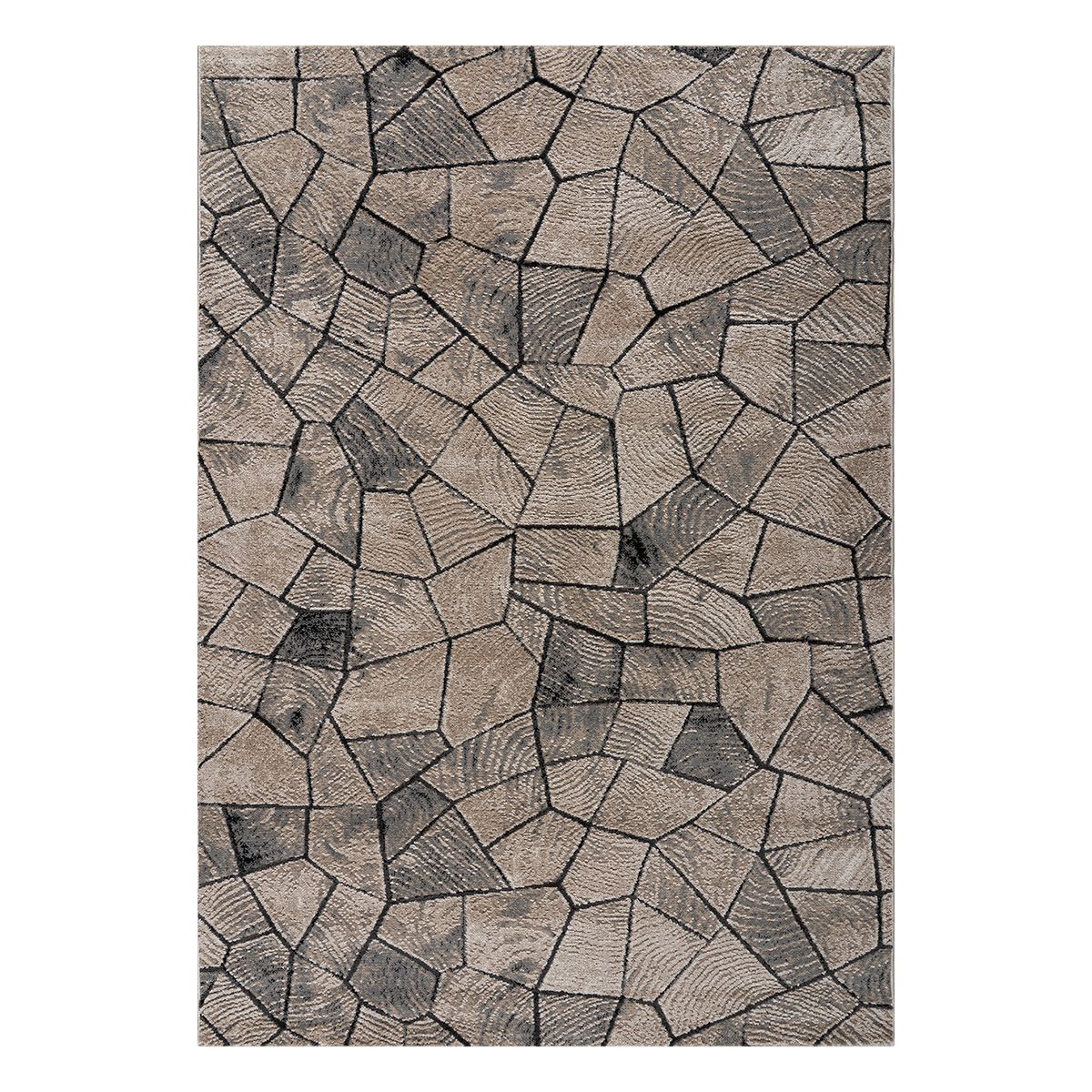 Beauty Home Χαλί Serena Art 9837 160x230 Μπεζ,Γκρι