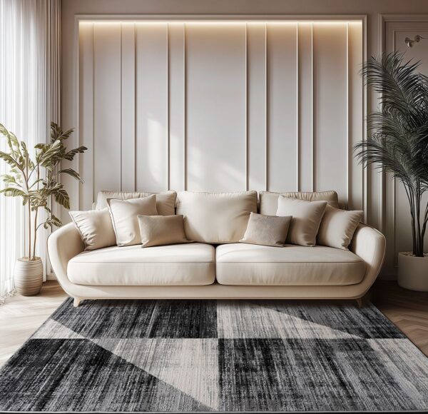 Beauty Home Χαλί Serena Art 9839 160x230 Γκρι