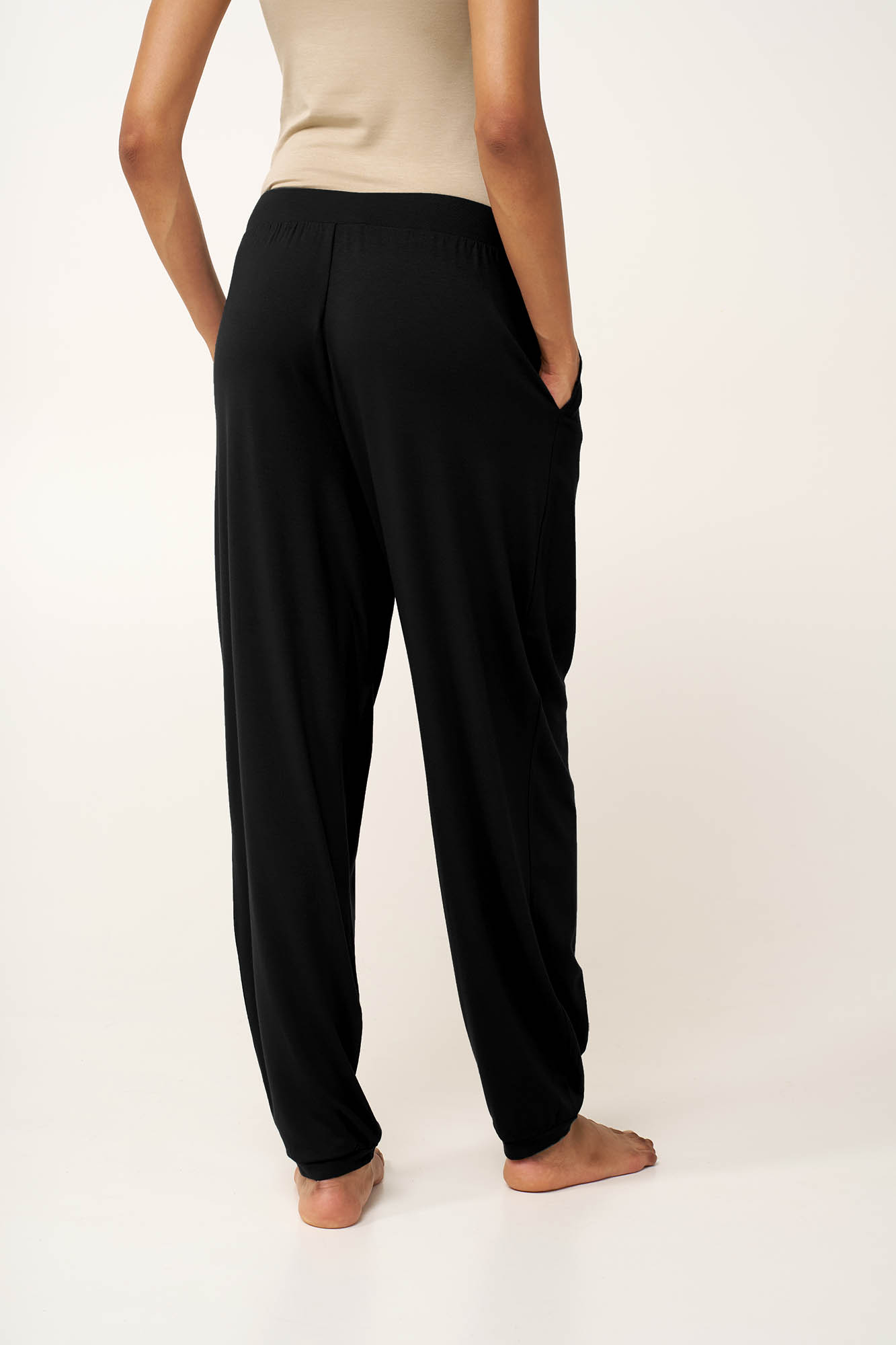 Γυναικείο Παντελόνι Viscose με Μανσέτες