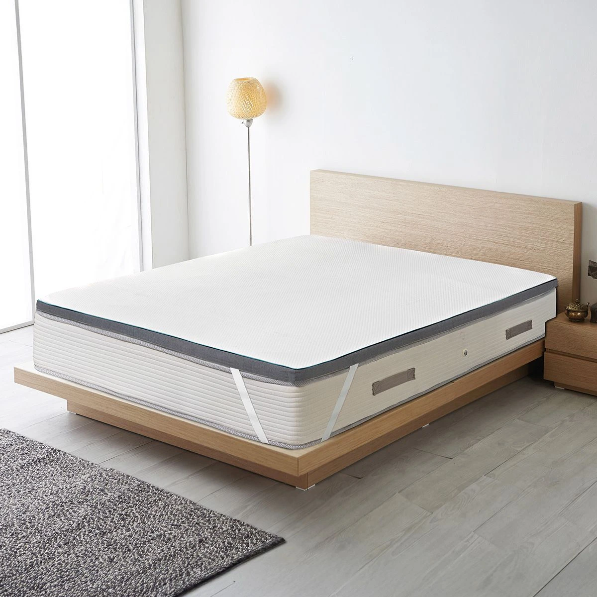 Beauty Home Ανώστρωμα Gel Memory Foam Relief Plus Art 4700 90x190 Λευκό