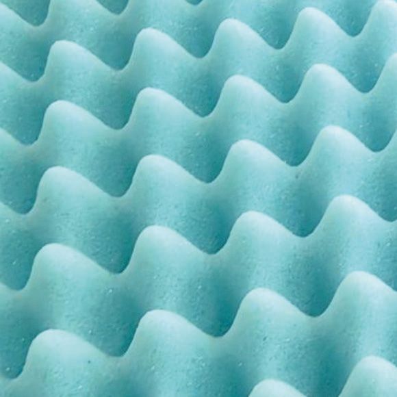 Beauty Home Ανώστρωμα Gel Memory Foam Relief Plus Art 4700 100x200 Λευκό