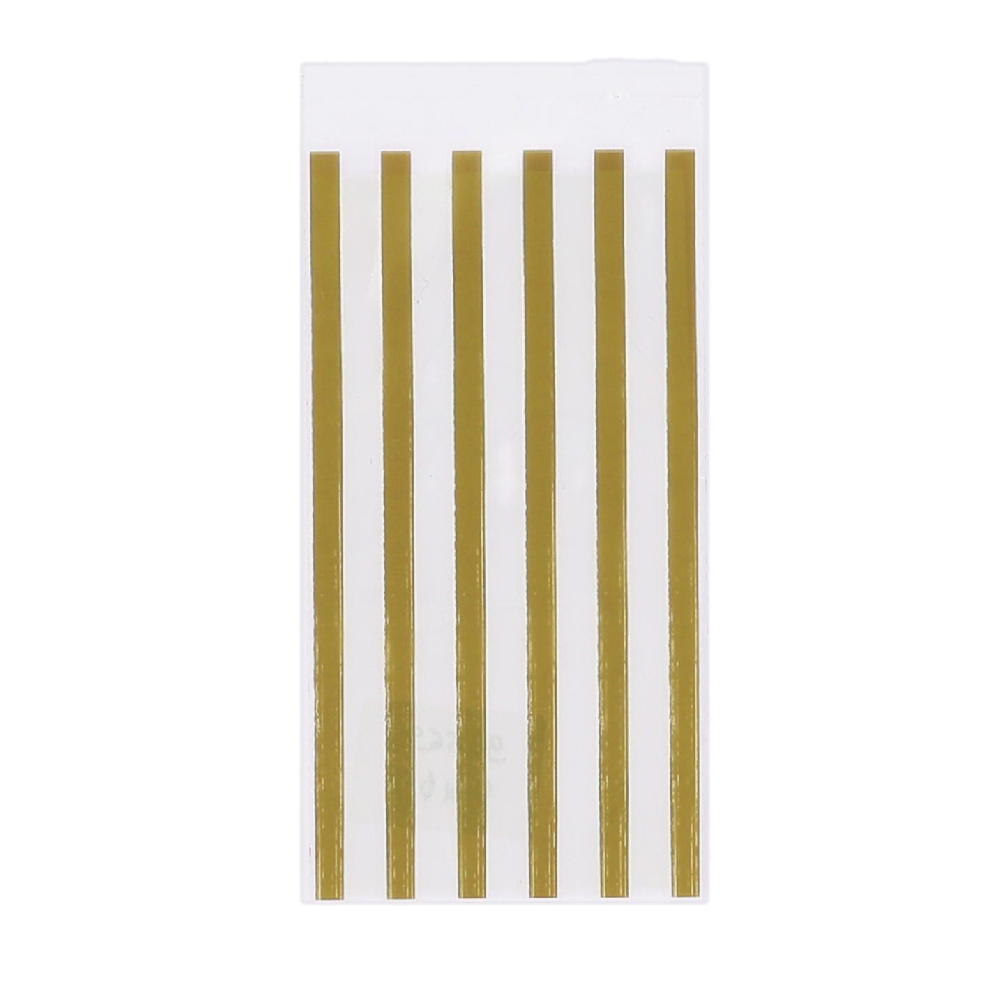 Beauty Home 10 Σακούλες με λαδι Ρίγες 8,5x16cm – Κατάλληλες για Τρόφιμα