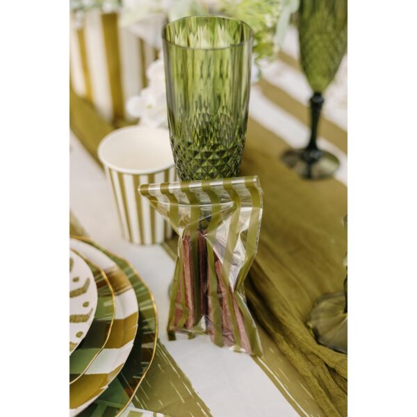 Beauty Home 10 Σακούλες με λαδι Ρίγες 8,5x16cm – Κατάλληλες για Τρόφιμα