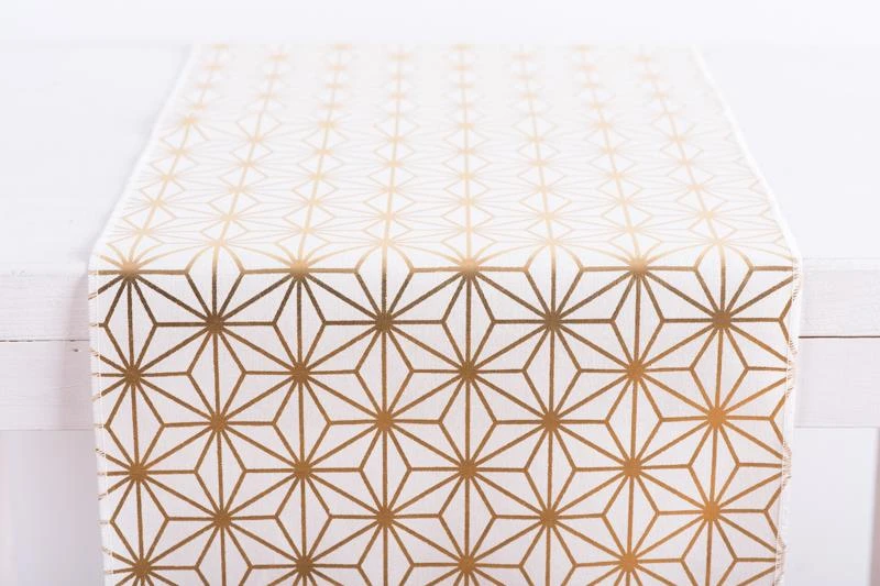 Beauty Home ΡΑΝΝΕΡ ΧΡΥΣΑ ΓΕΩΜΕΤΡΙΚΑ ΣΧΕΔΙΑ