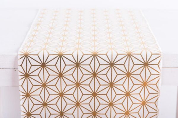 Beauty Home ΡΑΝΝΕΡ ΧΡΥΣΑ ΓΕΩΜΕΤΡΙΚΑ ΣΧΕΔΙΑ