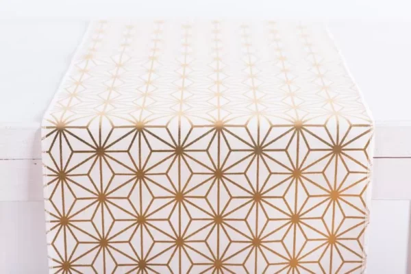 Beauty Home ΡΑΝΝΕΡ ΧΡΥΣΑ ΓΕΩΜΕΤΡΙΚΑ ΣΧΕΔΙΑ