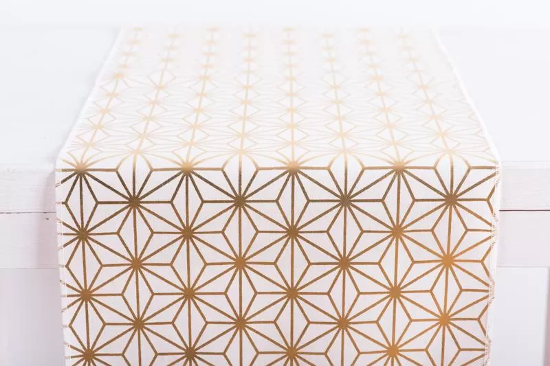 Beauty Home ΡΑΝΝΕΡ ΧΡΥΣΑ ΓΕΩΜΕΤΡΙΚΑ ΣΧΕΔΙΑ