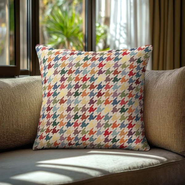 d89d5208-96fb-42dd-b710-75d7c2d3603b Beauty Home Μαξιλαροθήκη ΣΤΟΦΑ PIED DE ΠΟΛΥΧΡΩΜΟ