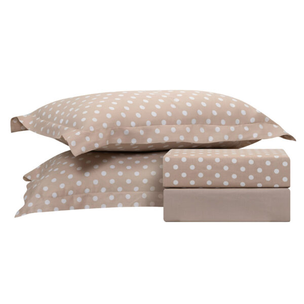 Beauty Home Σετ σεντόνια μονά με λάστιχο Art 10101 Fancy 110x200+30 Μπεζ