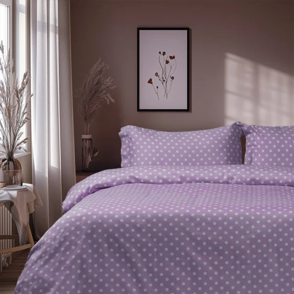 10101_Lila Beauty Home Σετ σεντόνια υπέρδιπλα Art 10101 Fancy 240x260 Λιλά