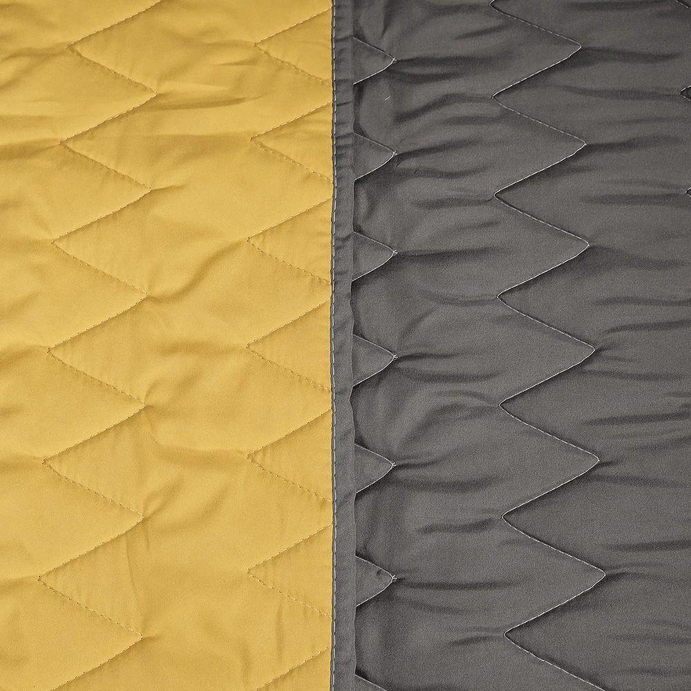 LINO ΚΟΥΒΕΡΛΙ DELTA YELLOW-DGREY  220X240