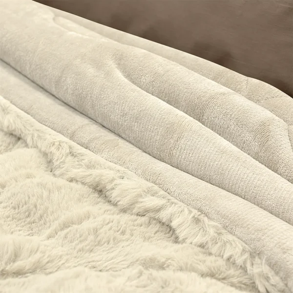 LINO ΚΟΥΒΕΡΤΟΠΑΠΛΩΜΑ CONILIO ECRU 160X220