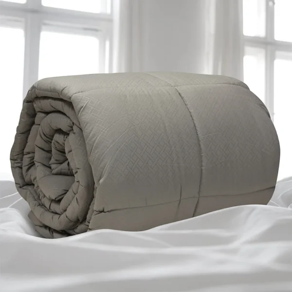 LINO ΠΑΠΛΩΜΑ COLCHA GREY 220X240