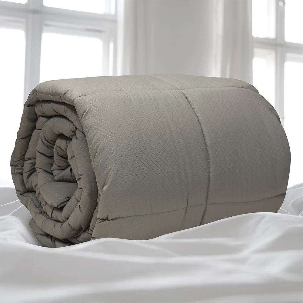 LINO ΠΑΠΛΩΜΑ COLCHA GREY 220X240
