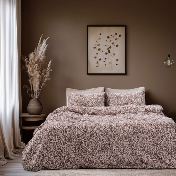 Beauty Home Σετ παπλωματοθήκη υπέρδιπλη Glory Art 12361 230x250 Μπεζ